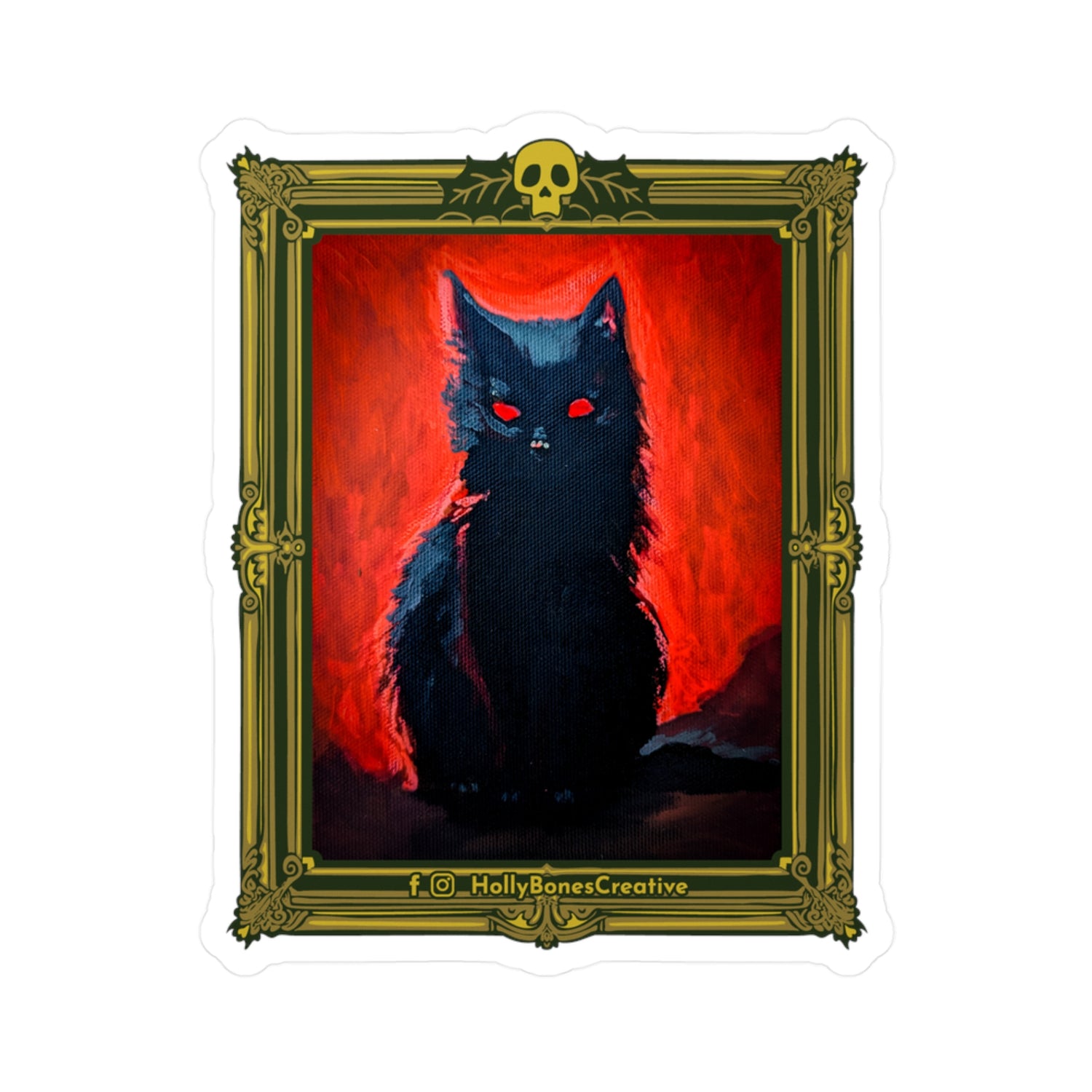 "9 Lives No. 1"  Sticker