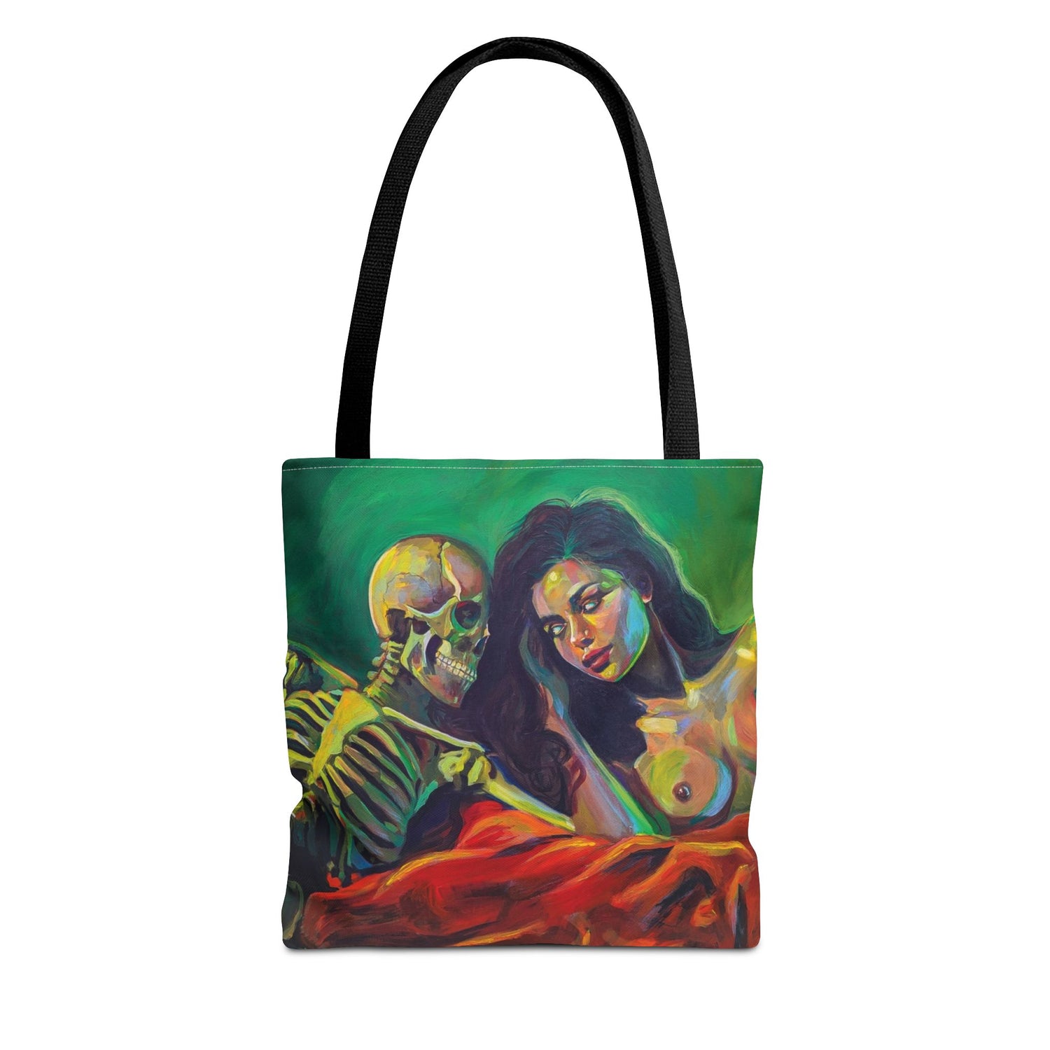 "Death Fucks Us All" Tote Bag