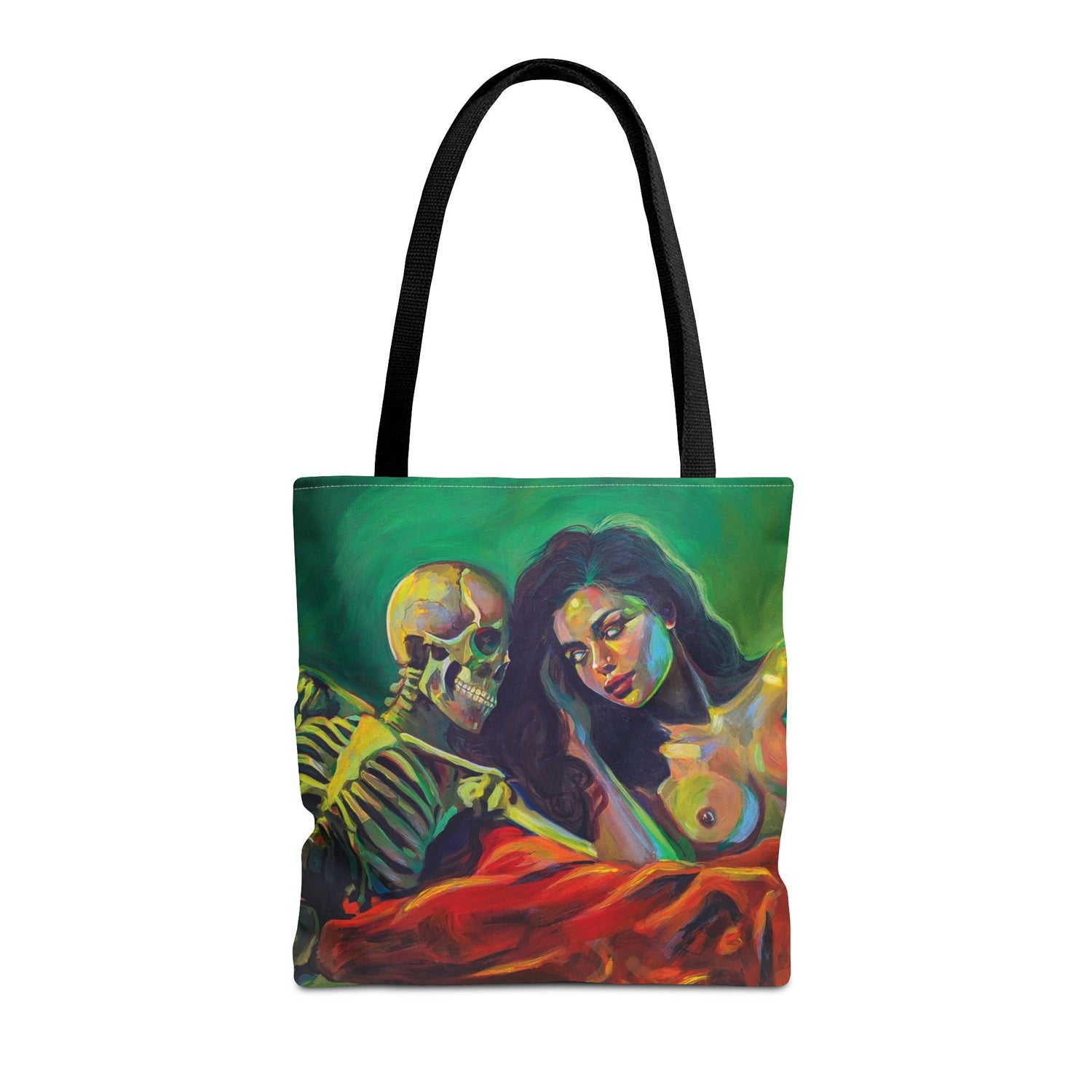 "Death Fucks Us All" Tote Bag