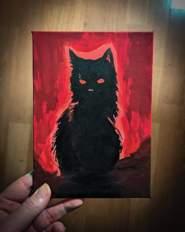 "9 Lives No. 1" Original Painting