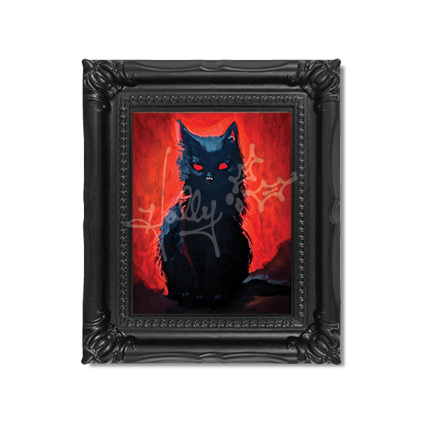 "9 Lives No. 1" Mini Masterpiece Framed Print