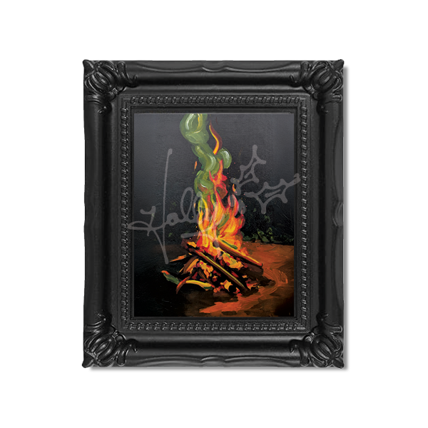 "Campfire" Mini Masterpiece Framed Print