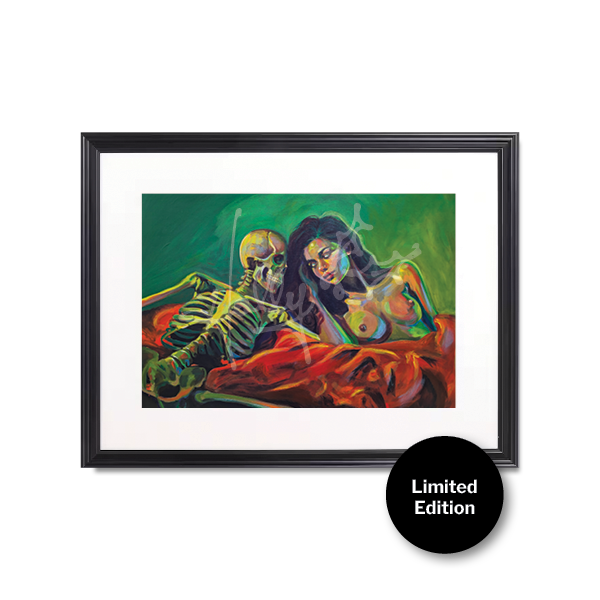 "Death Fucks Us All" Limited Edition Framed Print