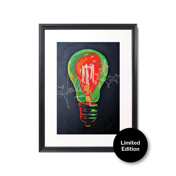 "Light Bulb No. 2" Limited Edition Framed Print