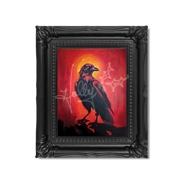 "Raven No. 1" Mini Masterpiece Framed Print