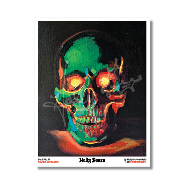 "Skull No. 5" 8x10 Print