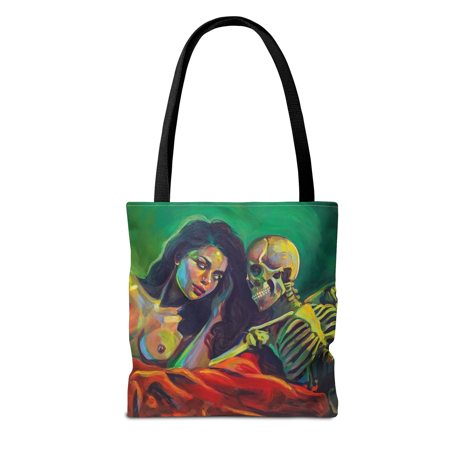 "Death Fucks Us All" Tote Bag