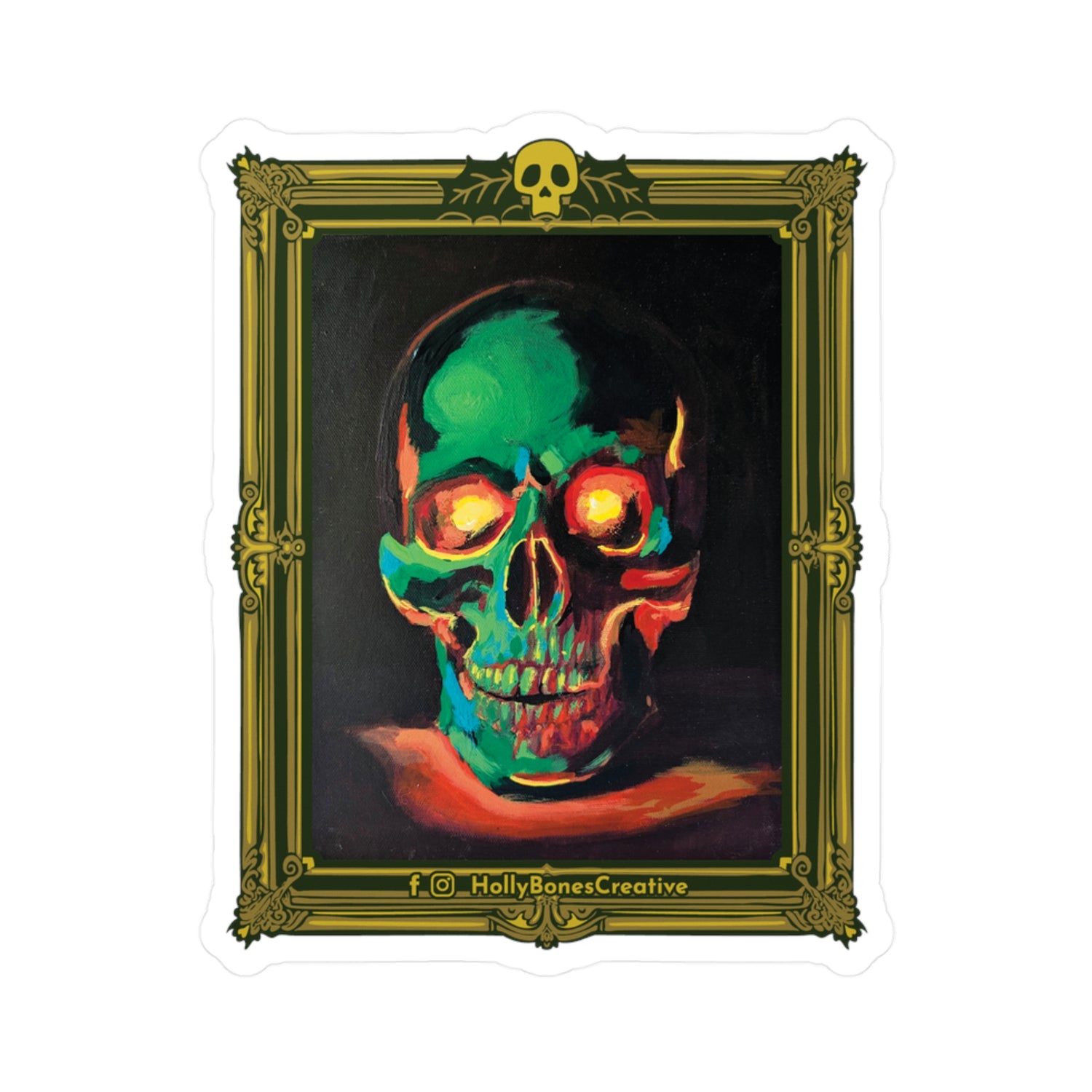 "Skull No. 5"  Sticker