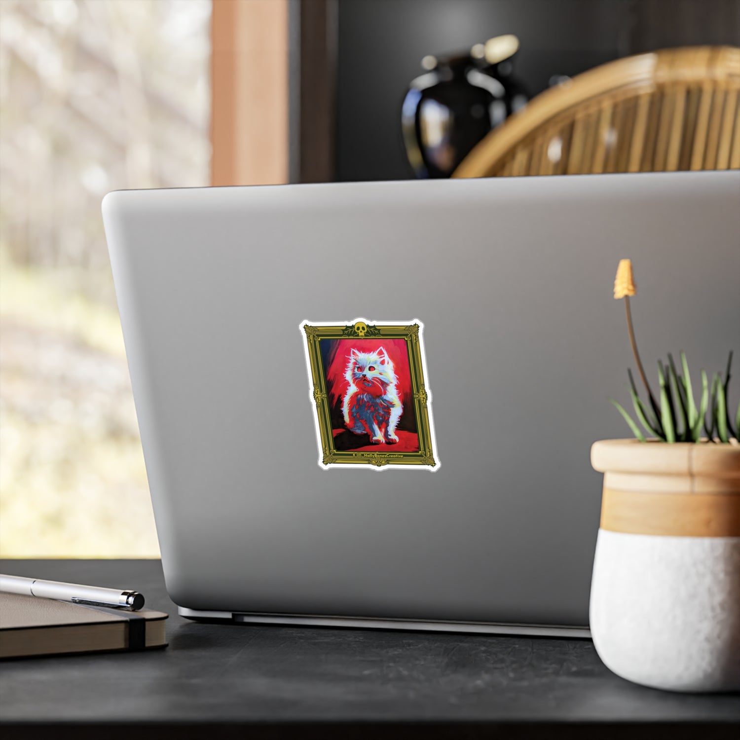 "9 Lives No. 4"  Sticker