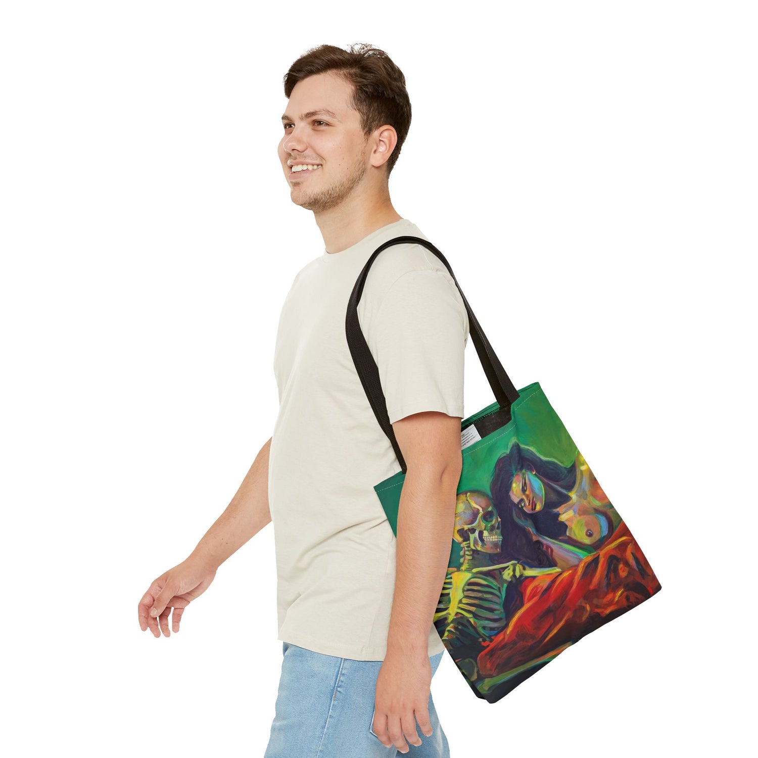 "Death Fucks Us All" Tote Bag