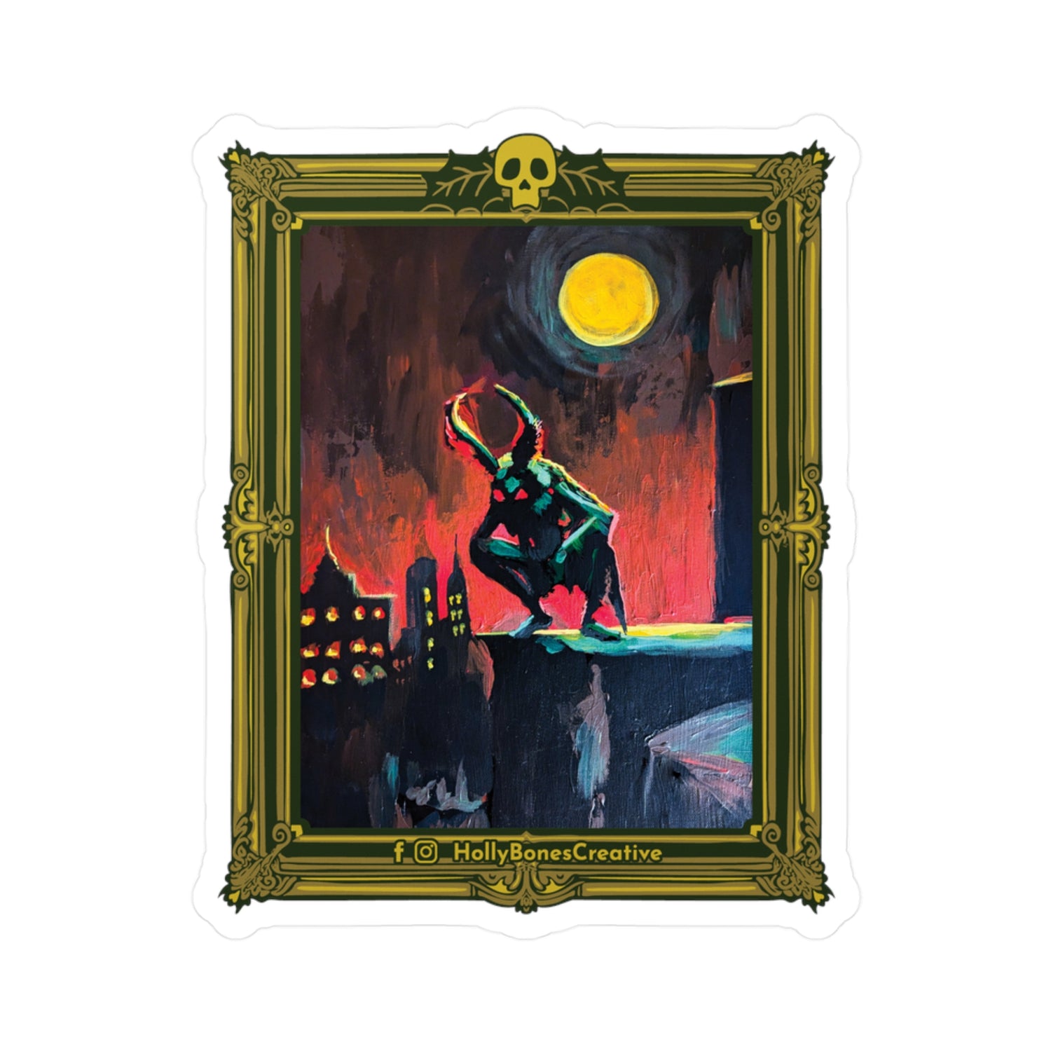 "Mothman No. 1"  Sticker