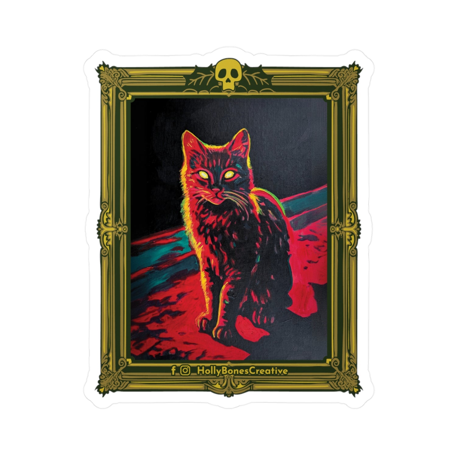 "Tabby"  Sticker