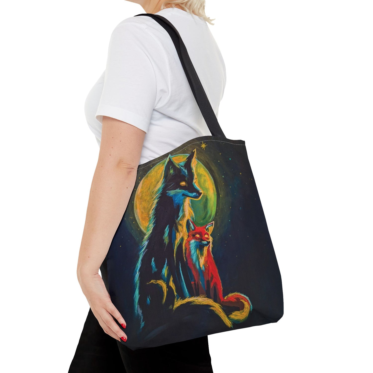 "Fox & Wolf No. 1" Tote Bag