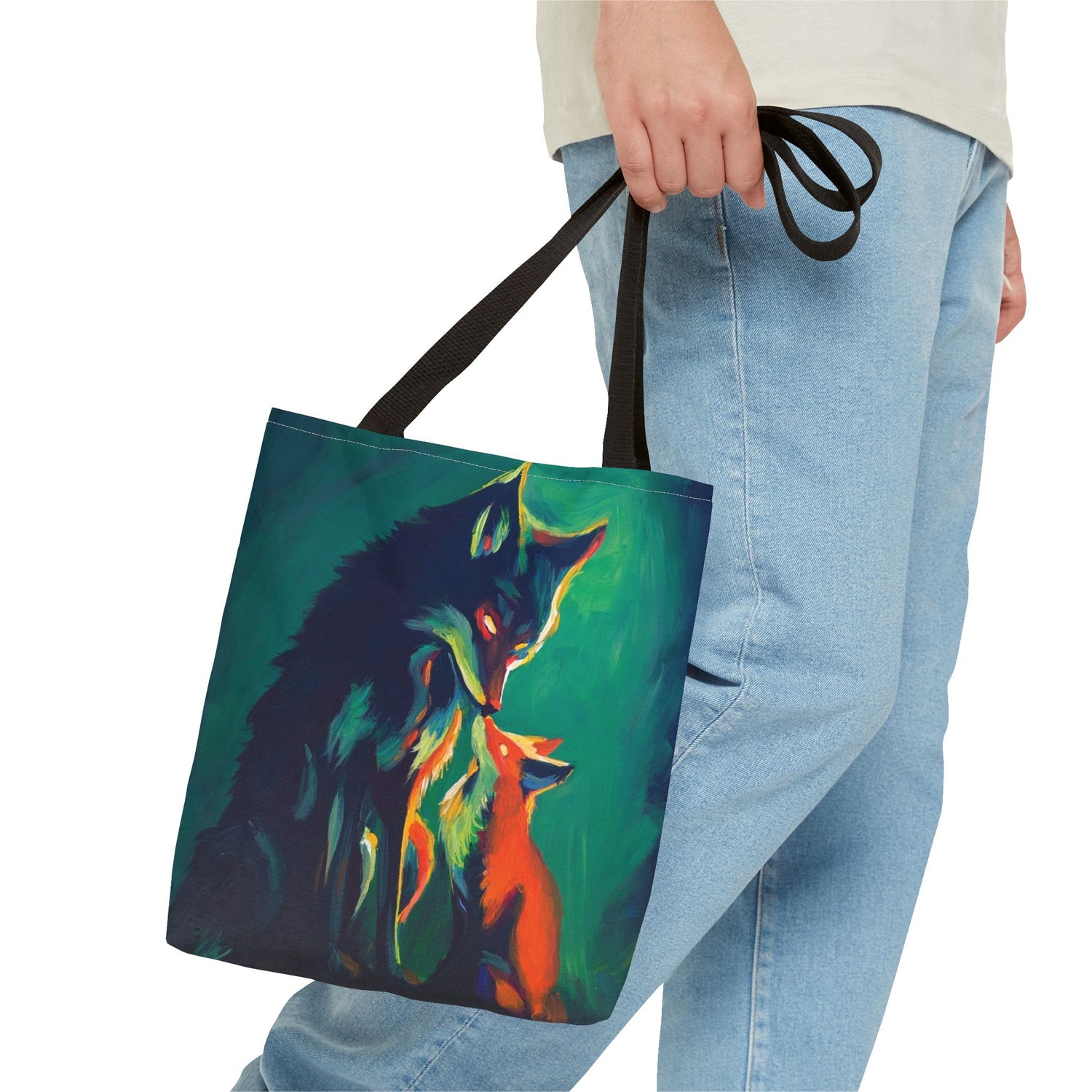 "Fox & Wolf No. 2" Tote Bag