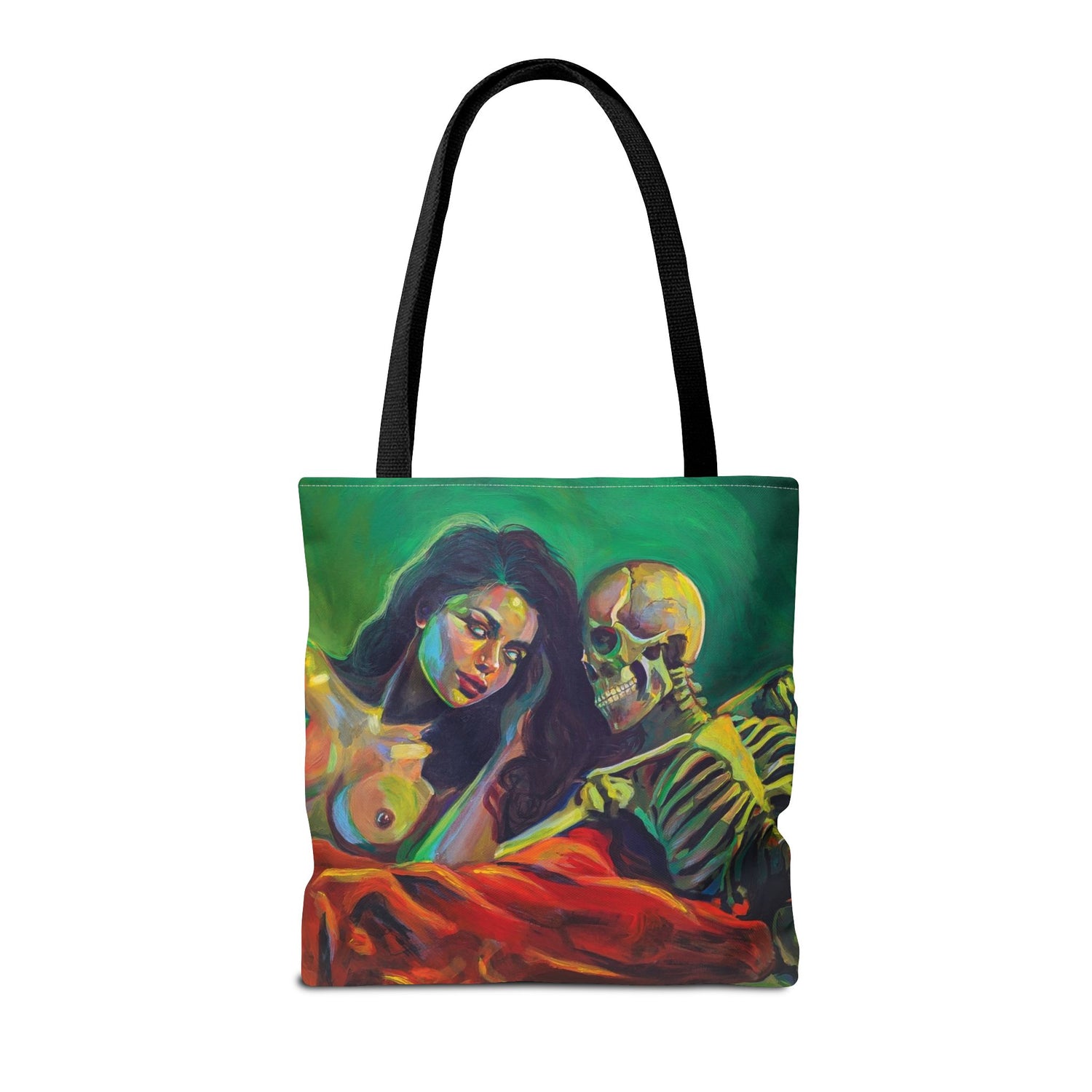 "Death Fucks Us All" Tote Bag