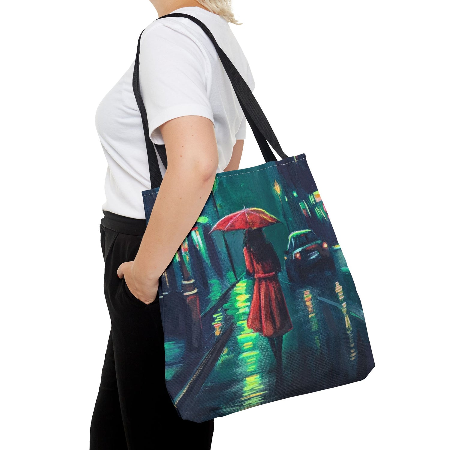 "Rainy Nights & Street Lights" Tote Bag