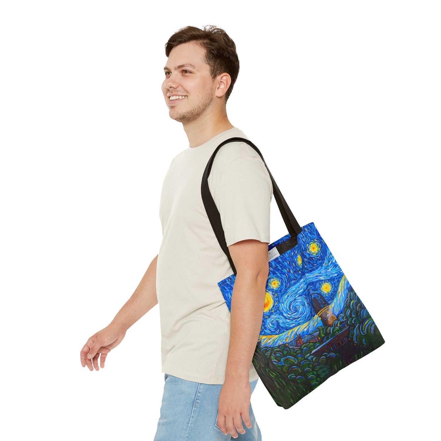 "A Starry Night in Ypsilanti" Tote Bag