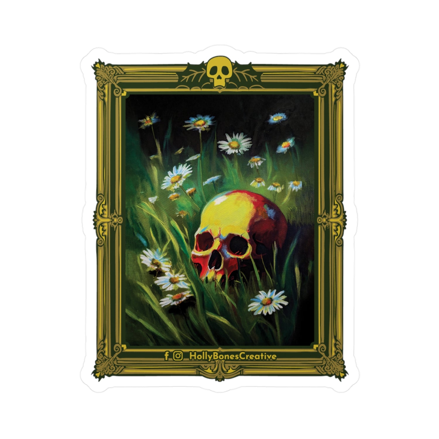 "Pushing Up Daisies No. 2"  Sticker