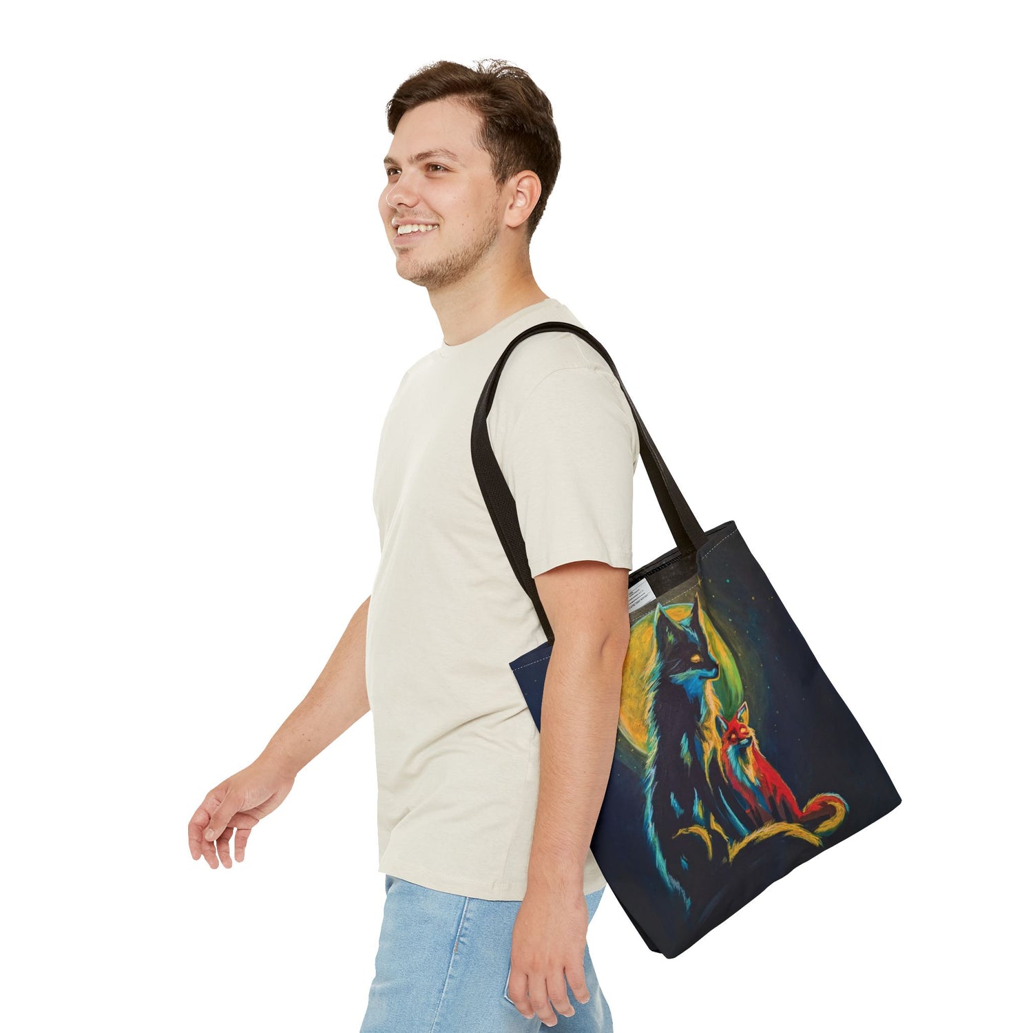"Fox & Wolf No. 1" Tote Bag
