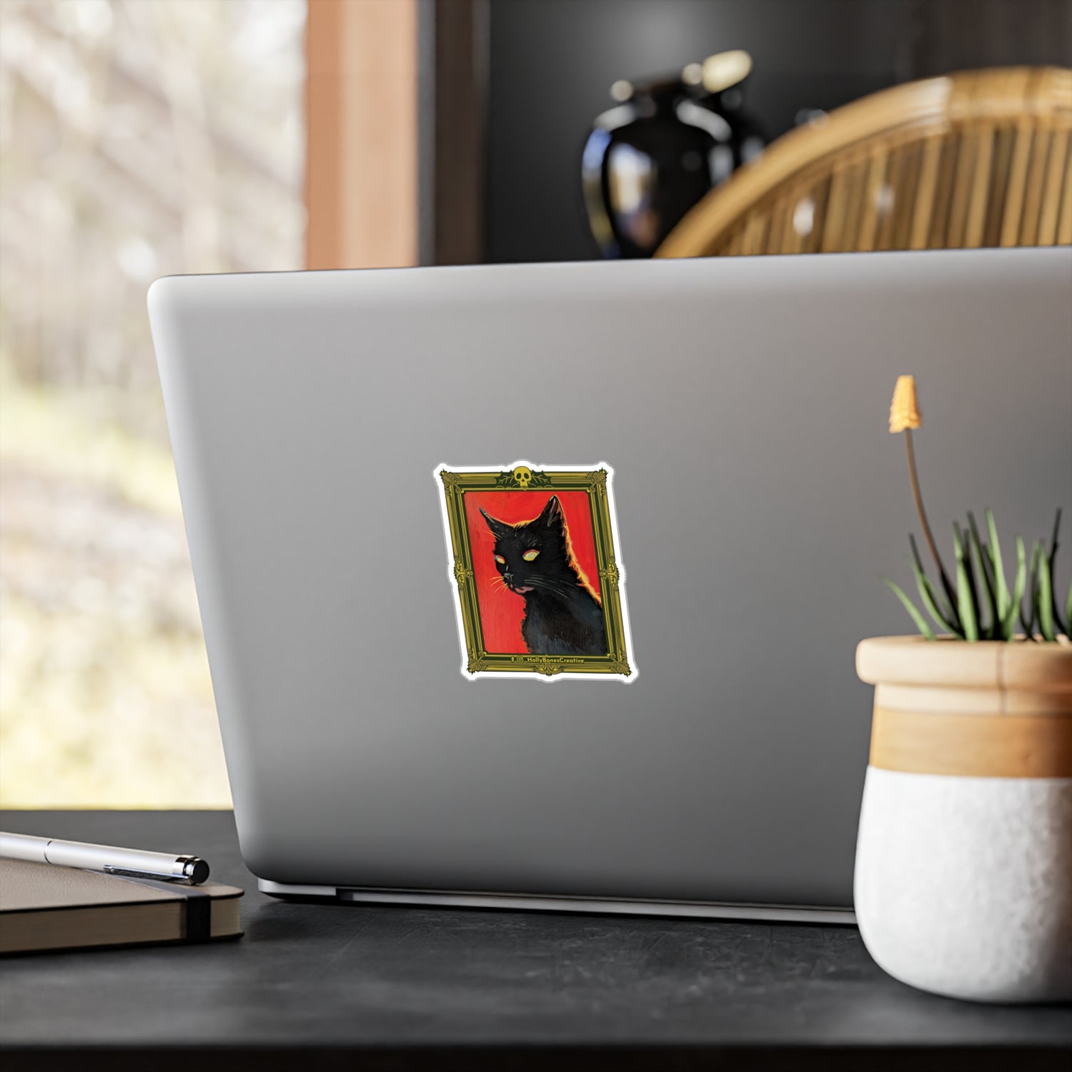 "9 Lives No. 7"  Sticker