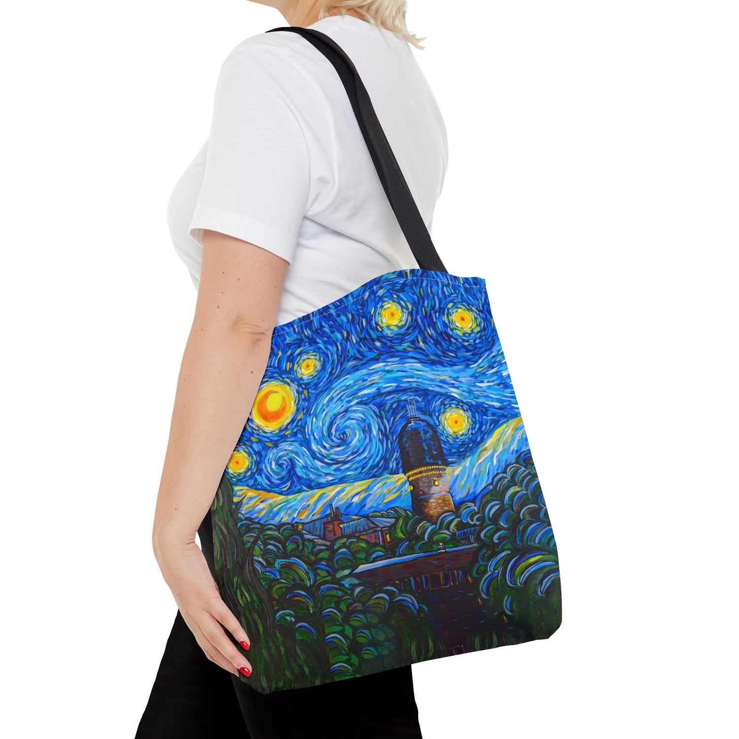 "A Starry Night in Ypsilanti" Tote Bag