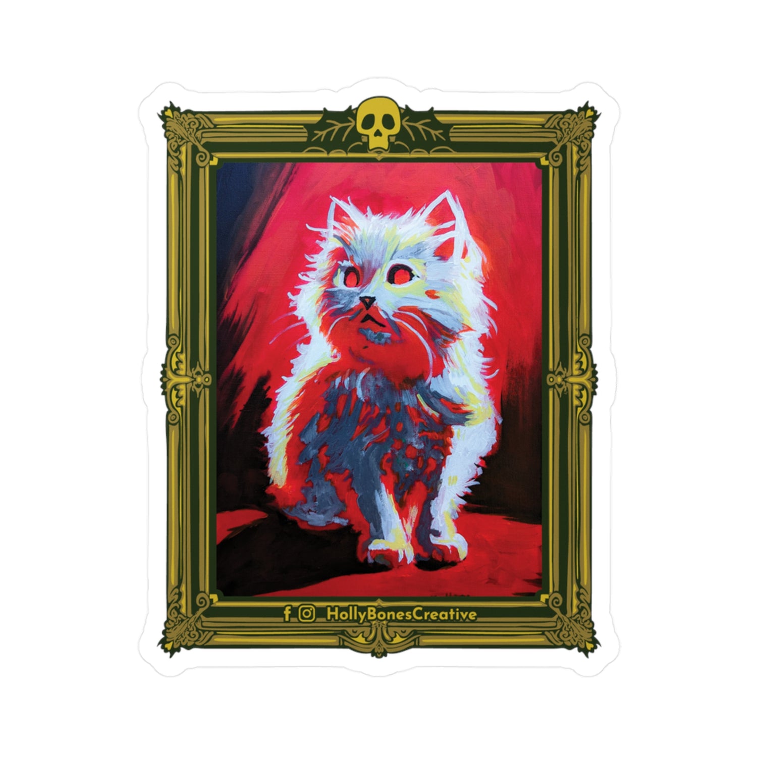 "9 Lives No. 4"  Sticker