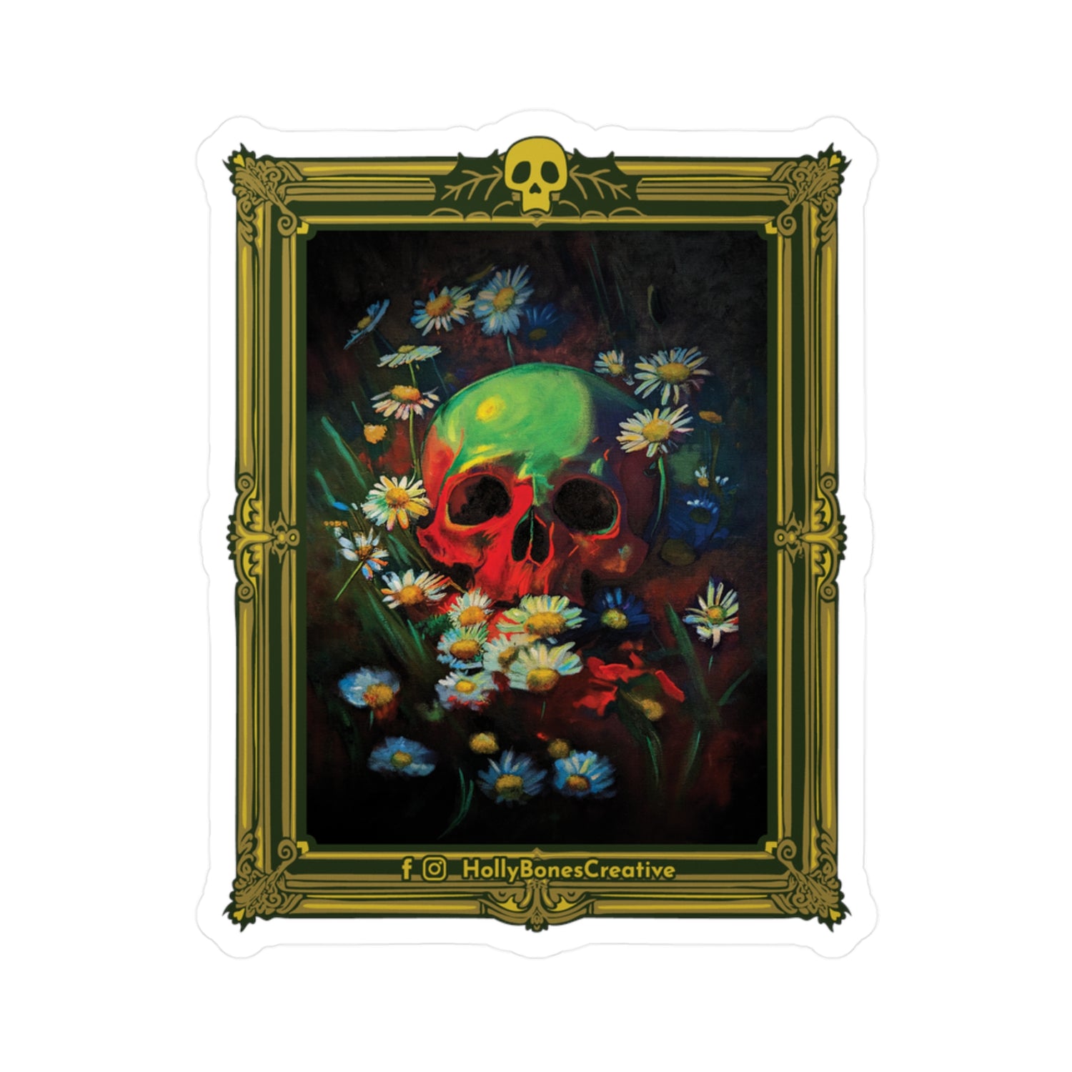 "Pushing Up Daisies No. 1"  Sticker