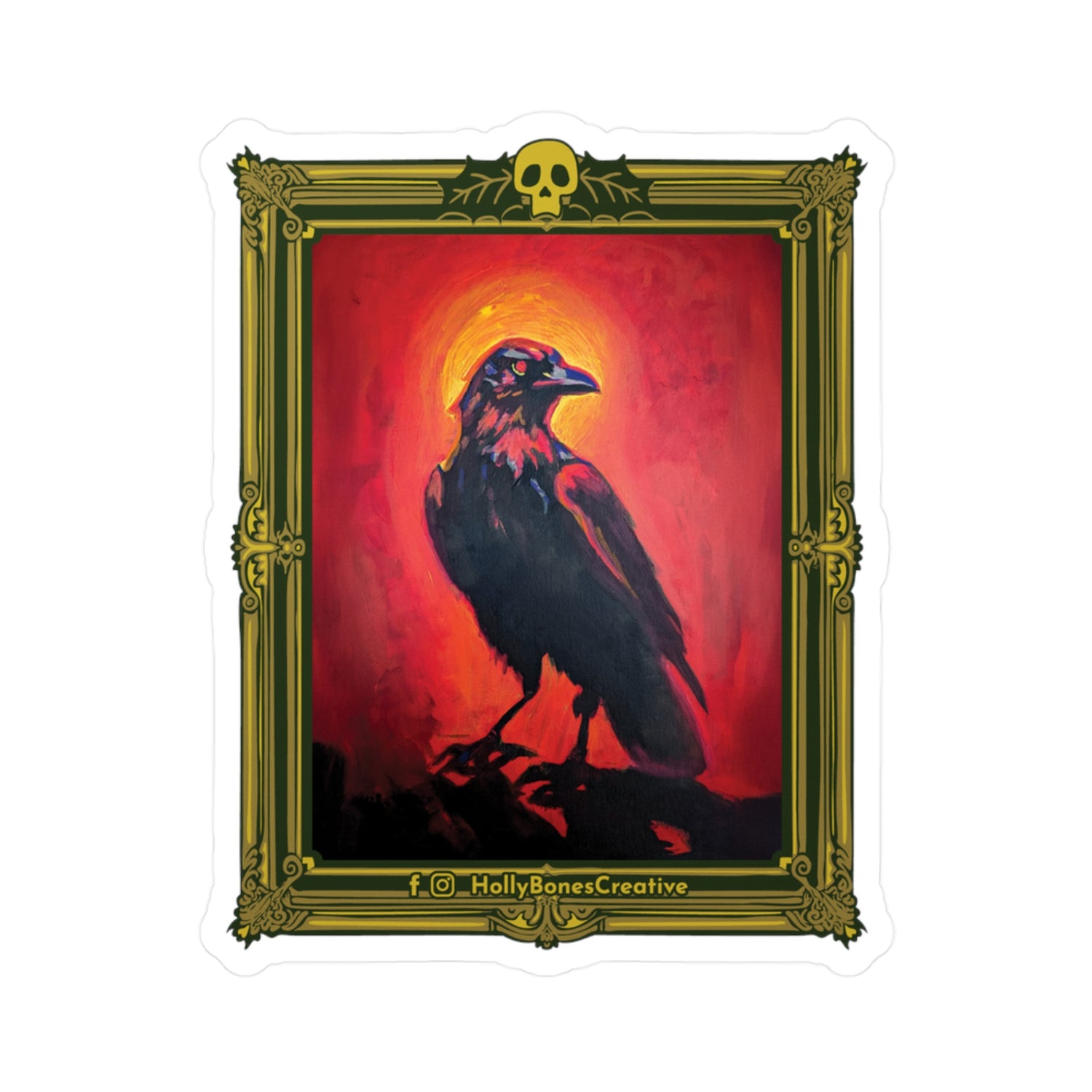 "Raven No. 1"  Sticker