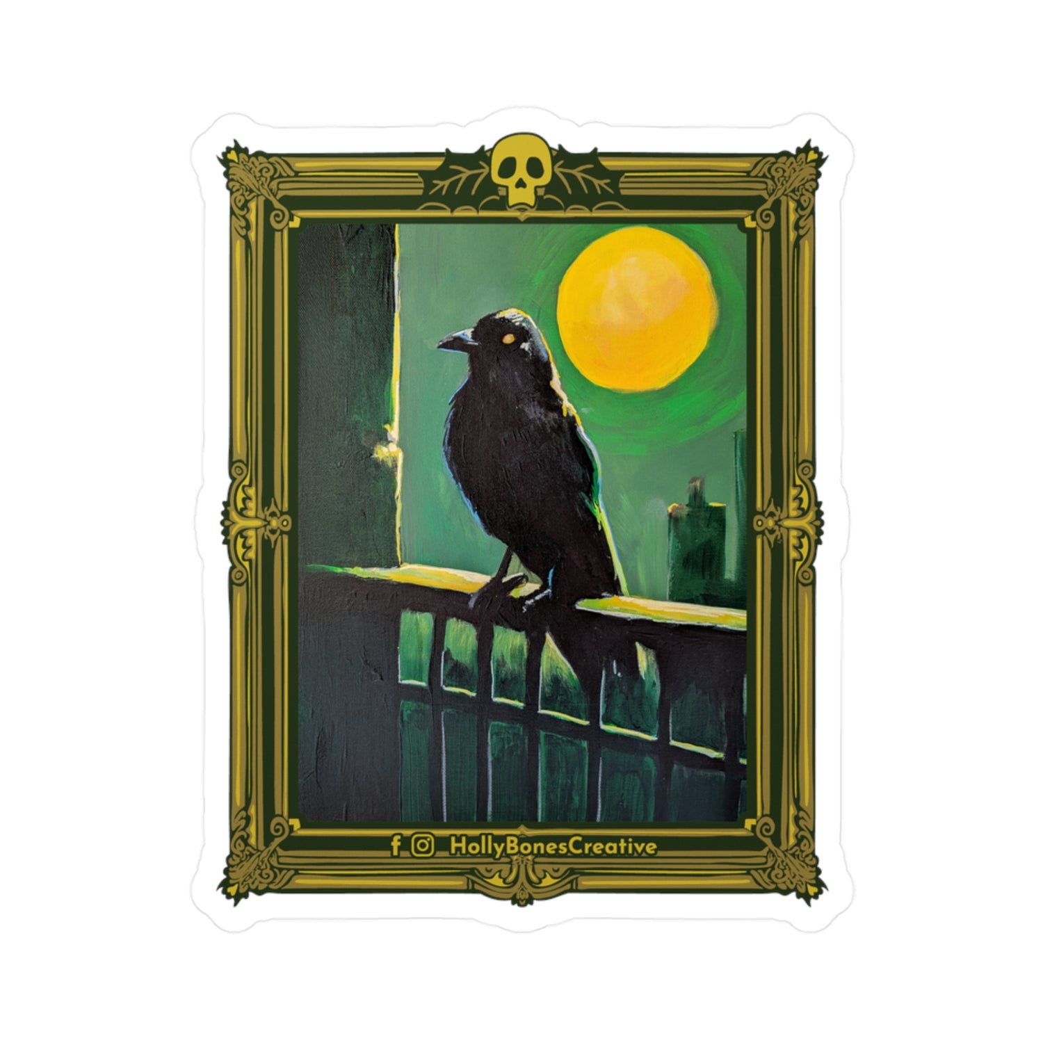 "Crow No. 1"  Sticker