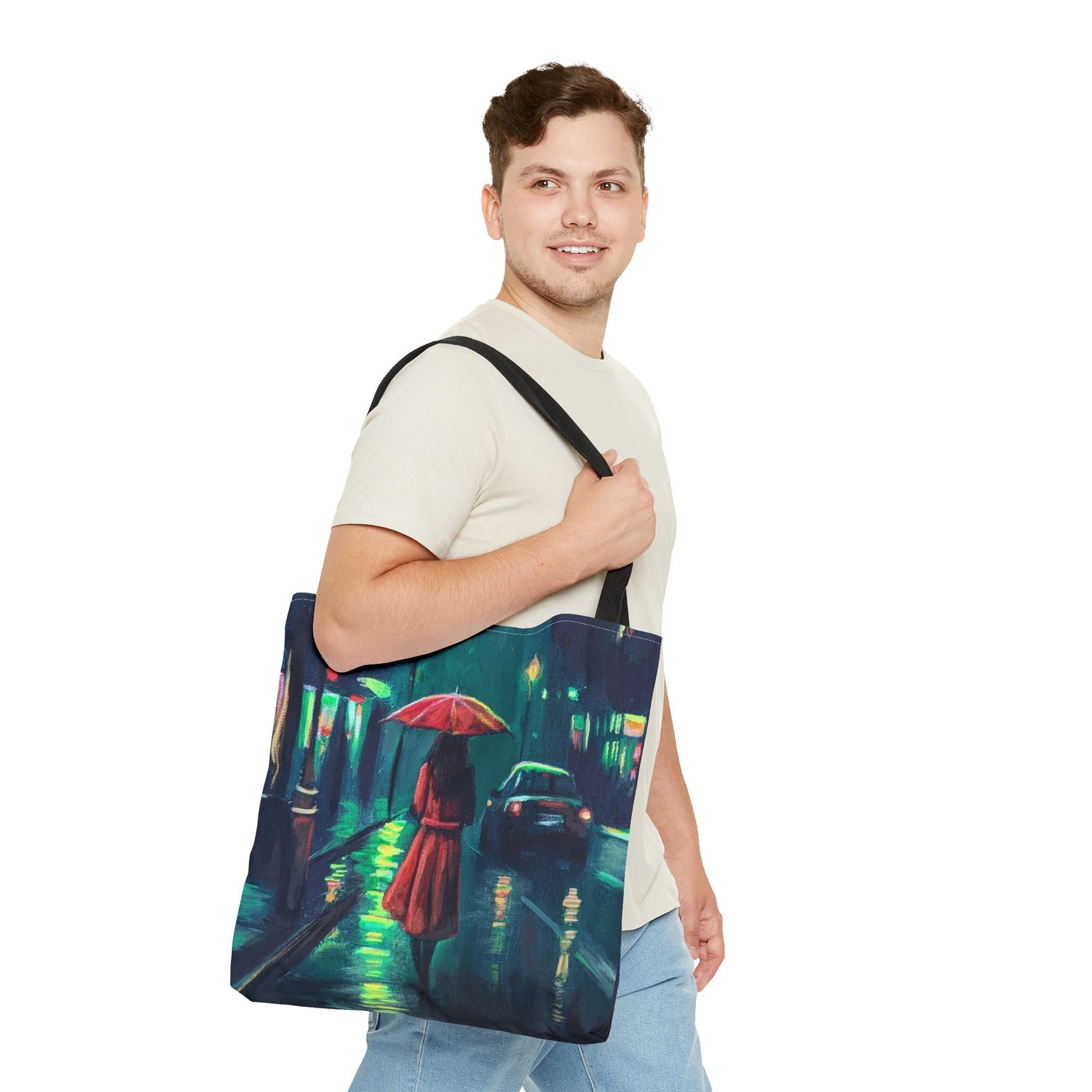 "Rainy Nights & Street Lights" Tote Bag