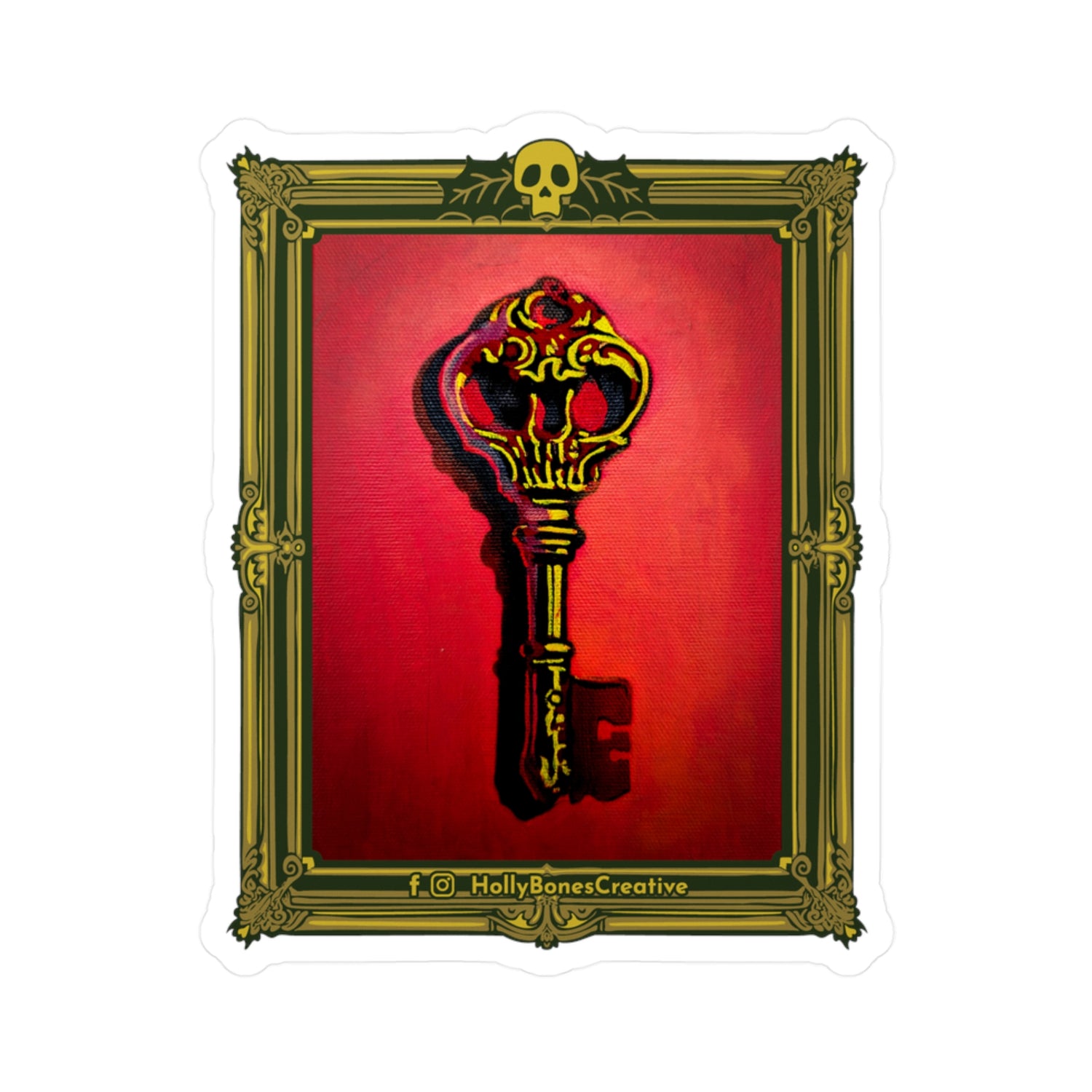 "Skeleton Key No. 1"  Sticker