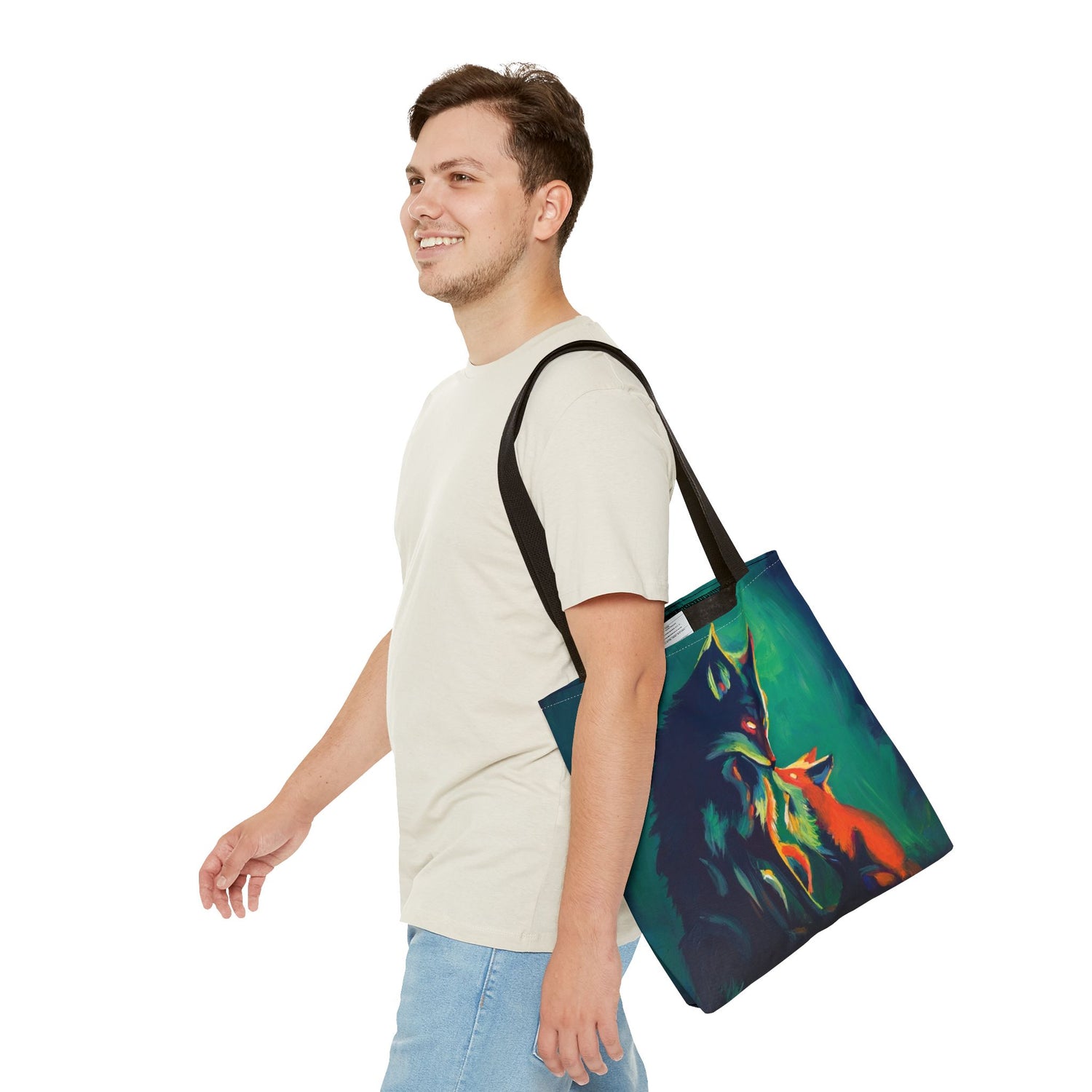 "Fox & Wolf No. 2" Tote Bag