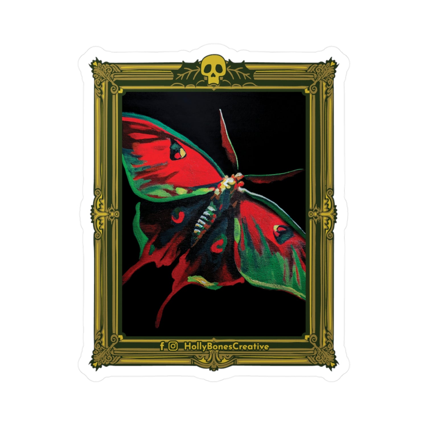 "Moth No. 1"  Sticker