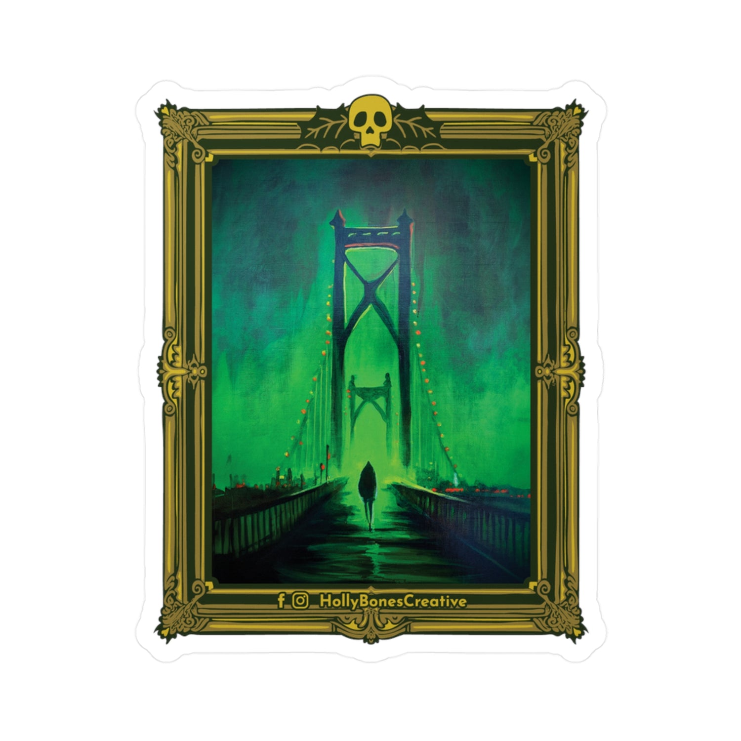 "Crossing Over"  Sticker
