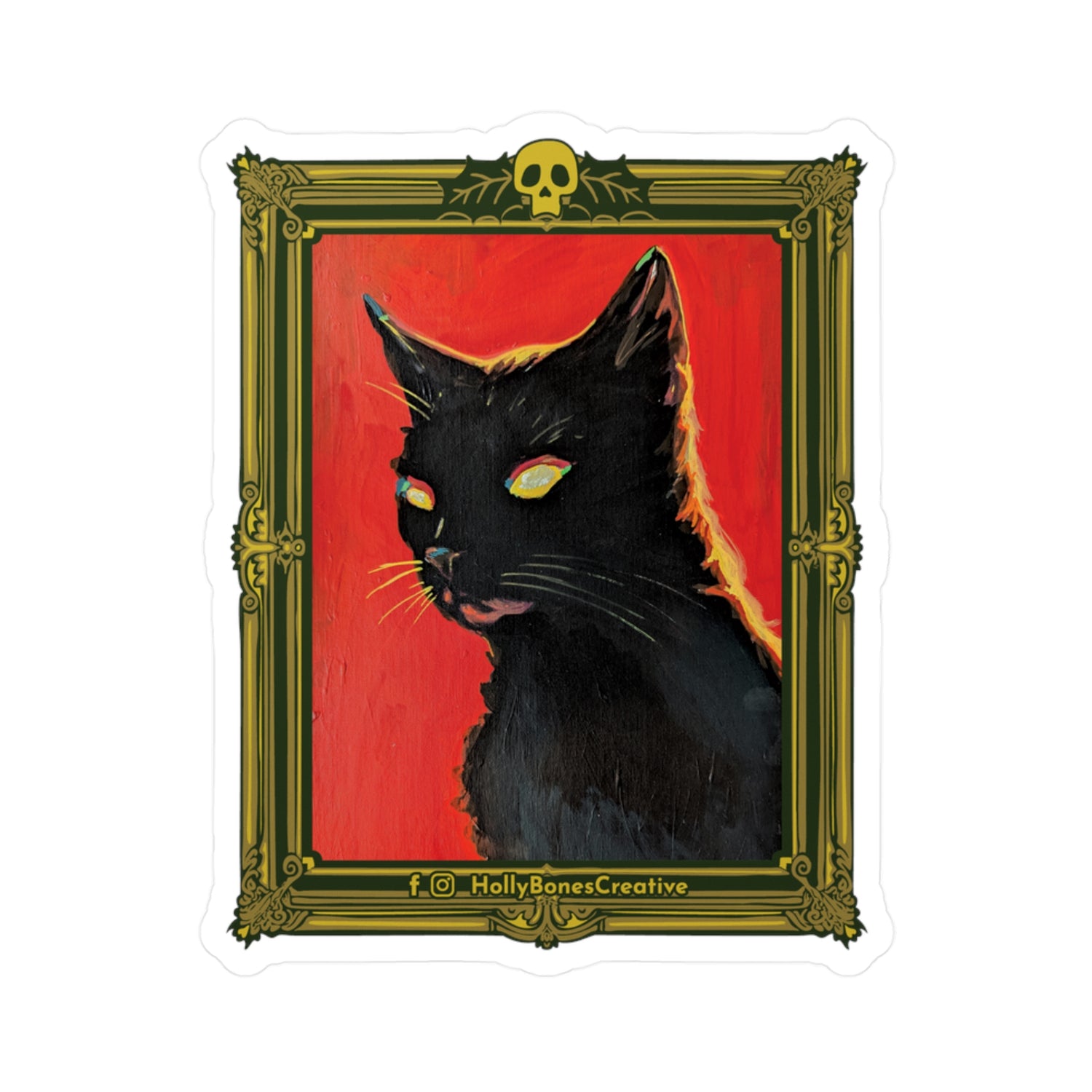 "9 Lives No. 7"  Sticker