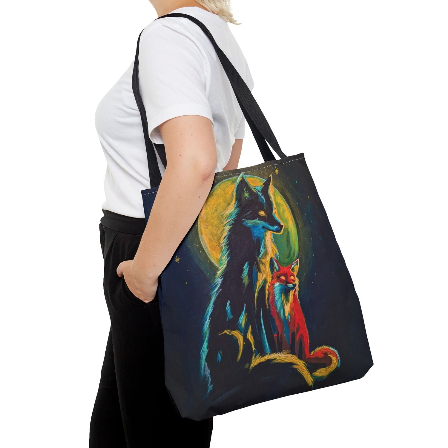 "Fox & Wolf No. 1" Tote Bag