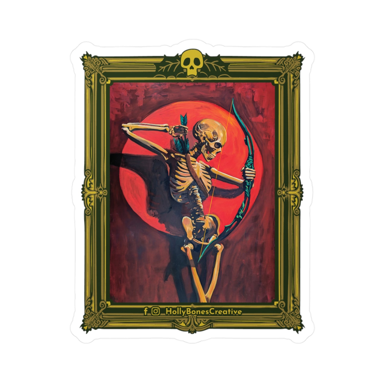 "The Archer"  Sticker