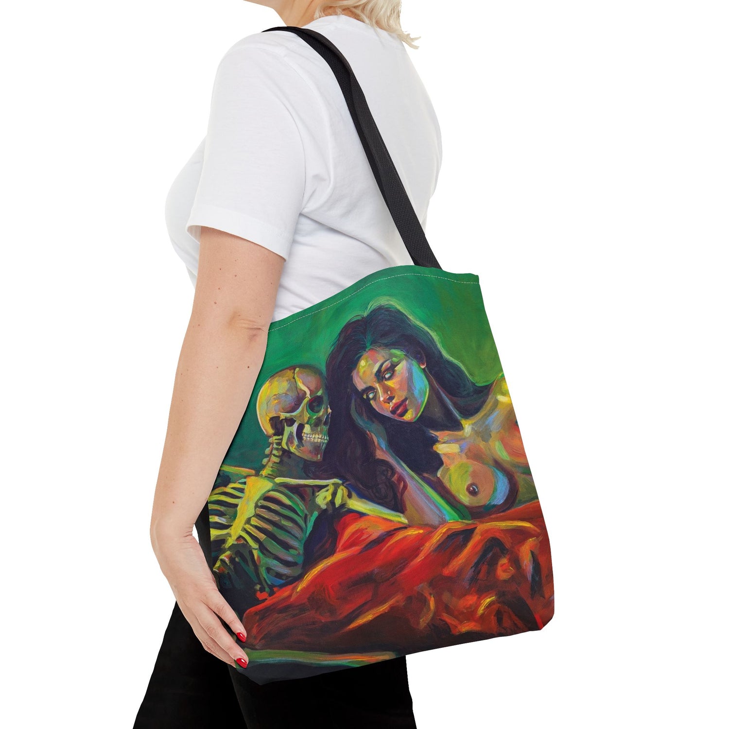 "Death Fucks Us All" Tote Bag
