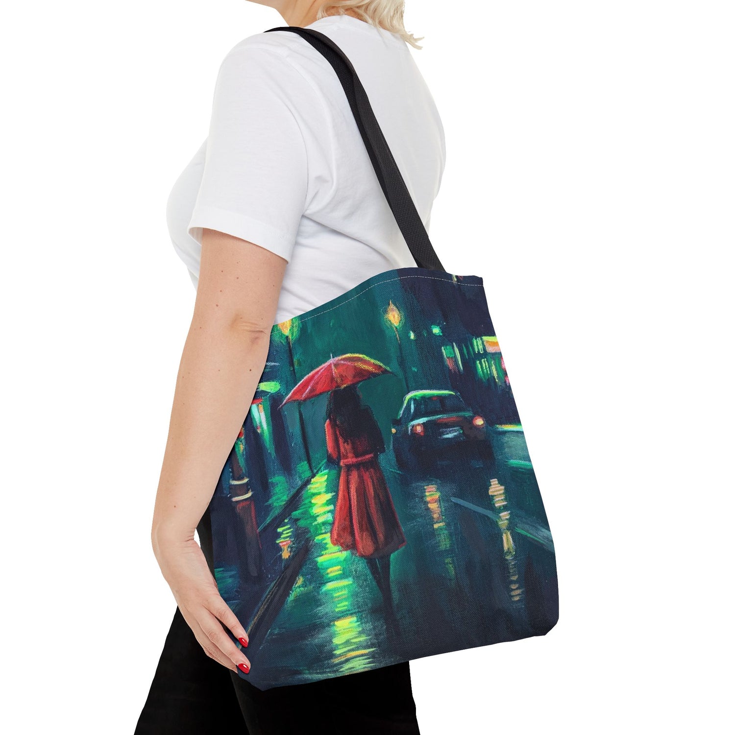 "Rainy Nights & Street Lights" Tote Bag