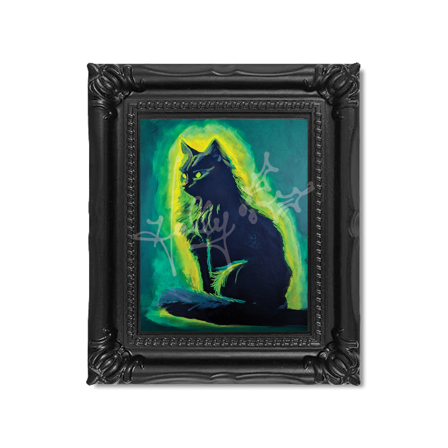 "9 Lives No. 2" Mini Masterpiece Framed Print