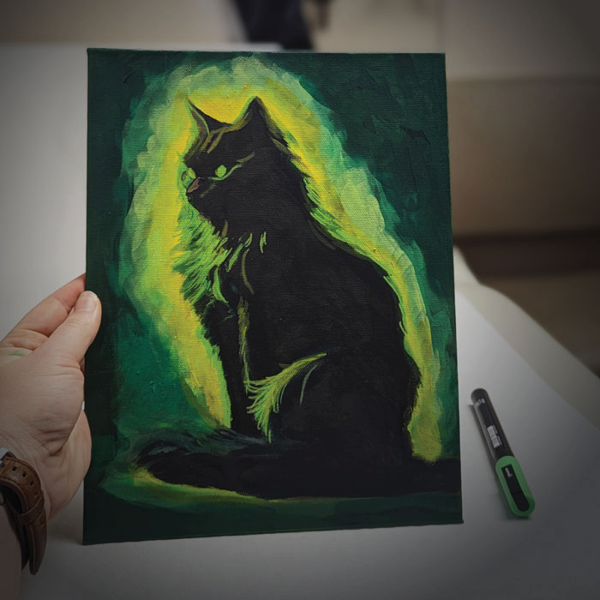 "9 Lives No. 2" Original Painting