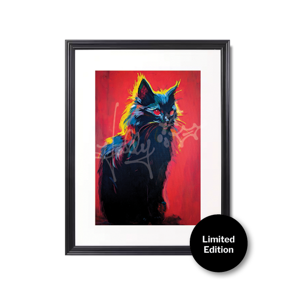 "9 Lives No. 3" Limited Edition Framed Print