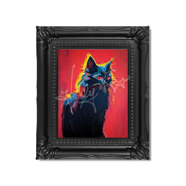 "9 Lives No. 3" Mini Masterpiece Framed Print