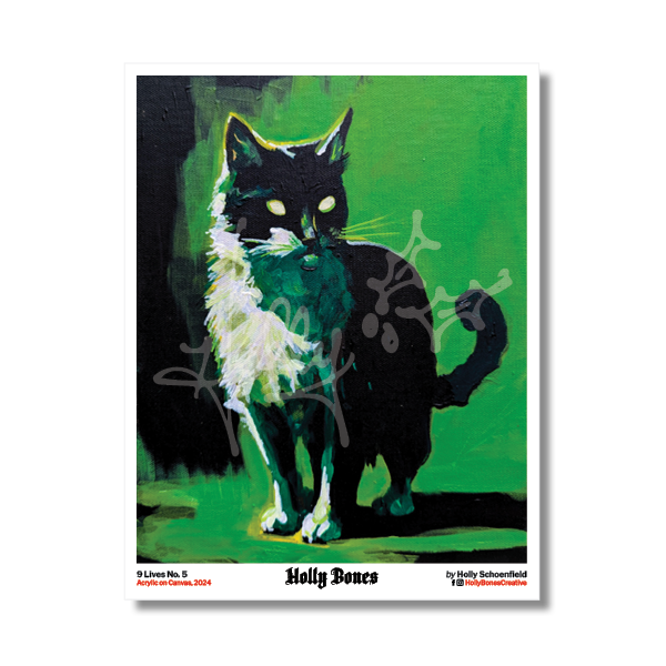 "9 Lives No. 5" 8x10 Print