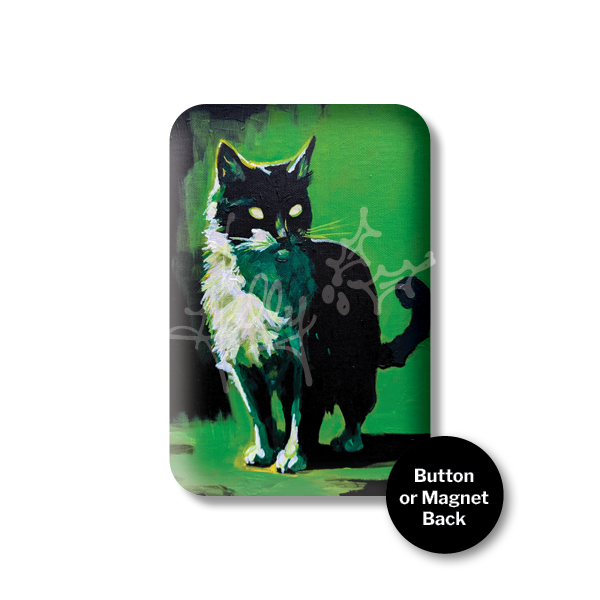 "9 Lives No. 5" Magnet or Button