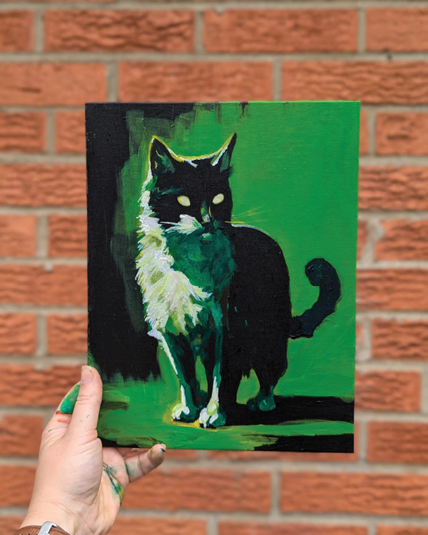 "9 Lives No. 5" Original Painting