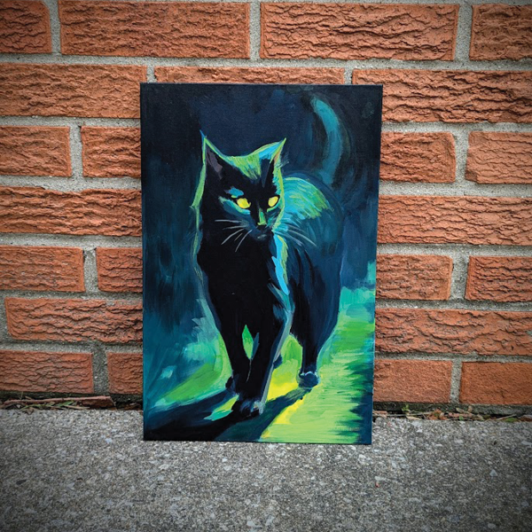 "9 Lives No. 6" Original Painting