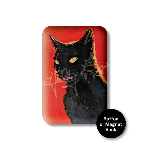 "9 Lives No. 7" Magnet or Button