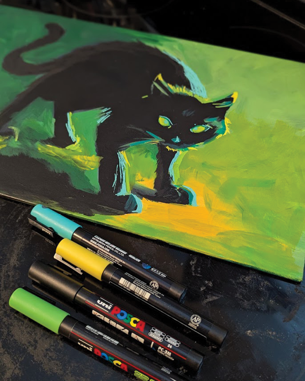 "9 Lives No. 8" Original Painting