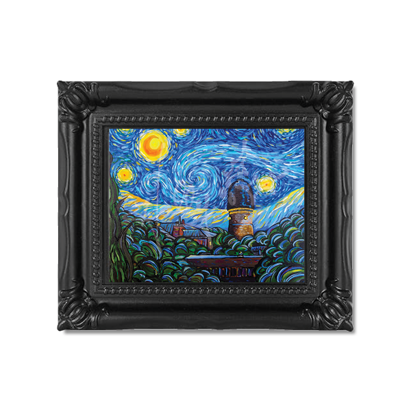 "A Starry Night in Ypsilanti" Mini Masterpiece Framed Print